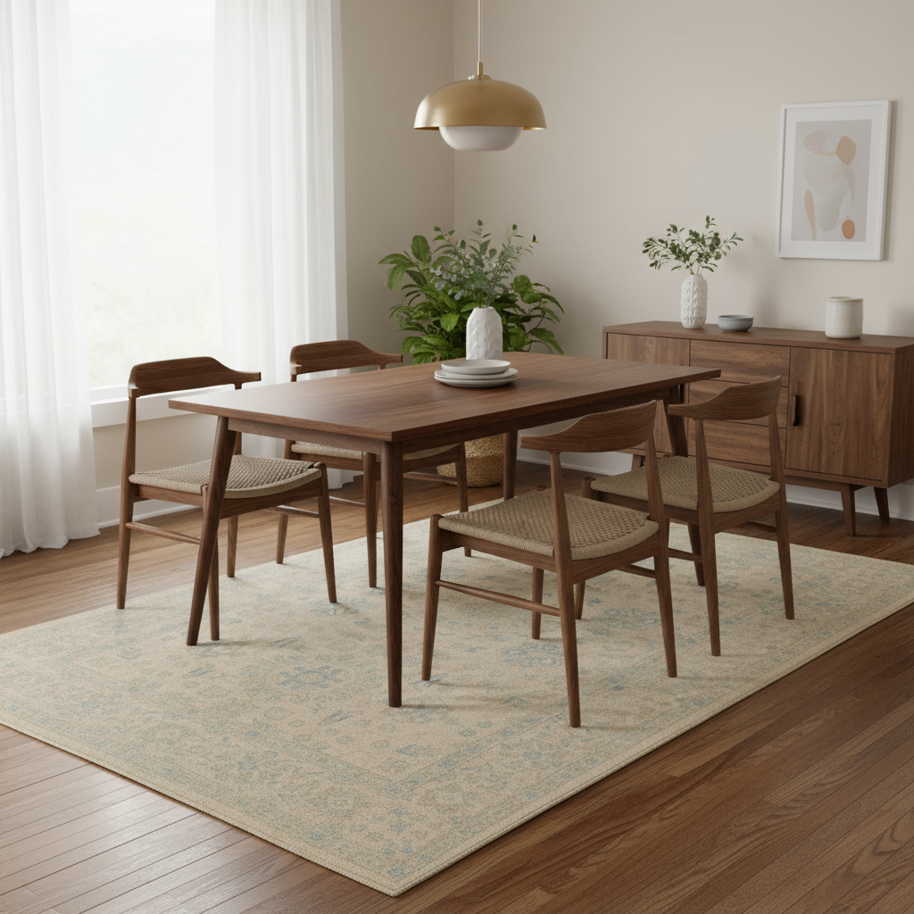 5.11 x 9.2 ft Hand Knotted Chobi Rug