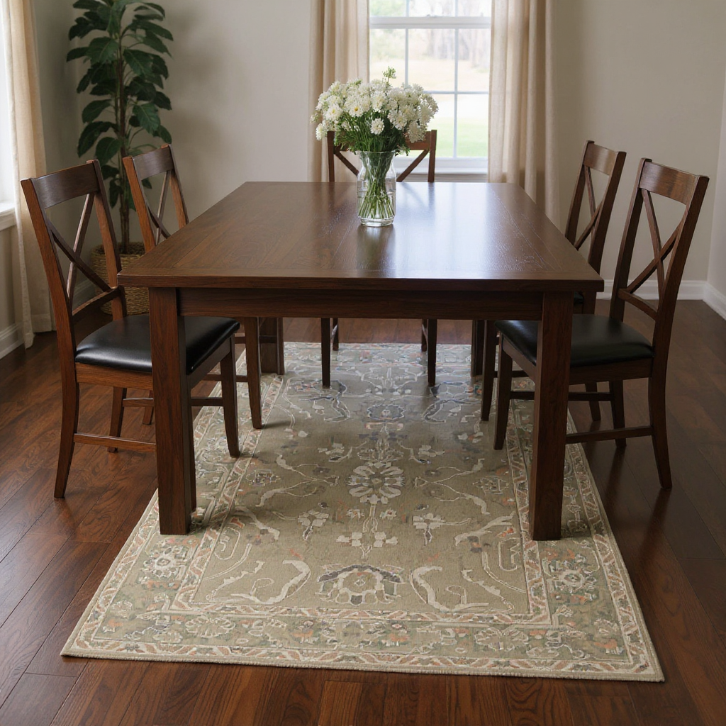 6 x 8.11 ft Hand Knotted Sultanabad Rug