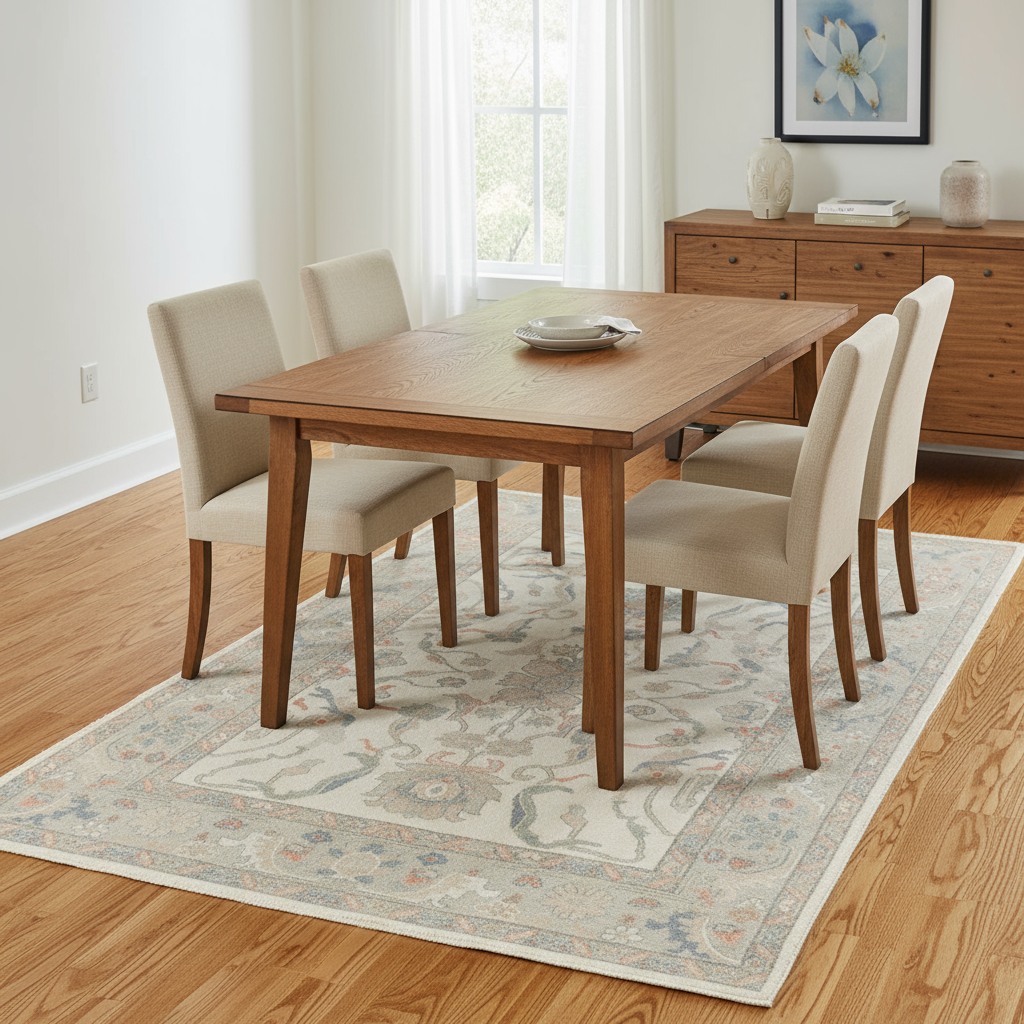 6 x 9.1 ft Hand Knotted Oushak Rug