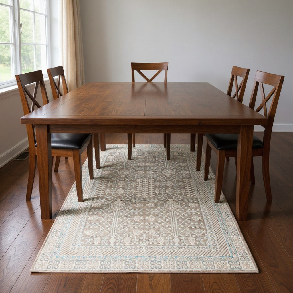 5.9 x 8.10 ft Hand Knotted Khotan Rug