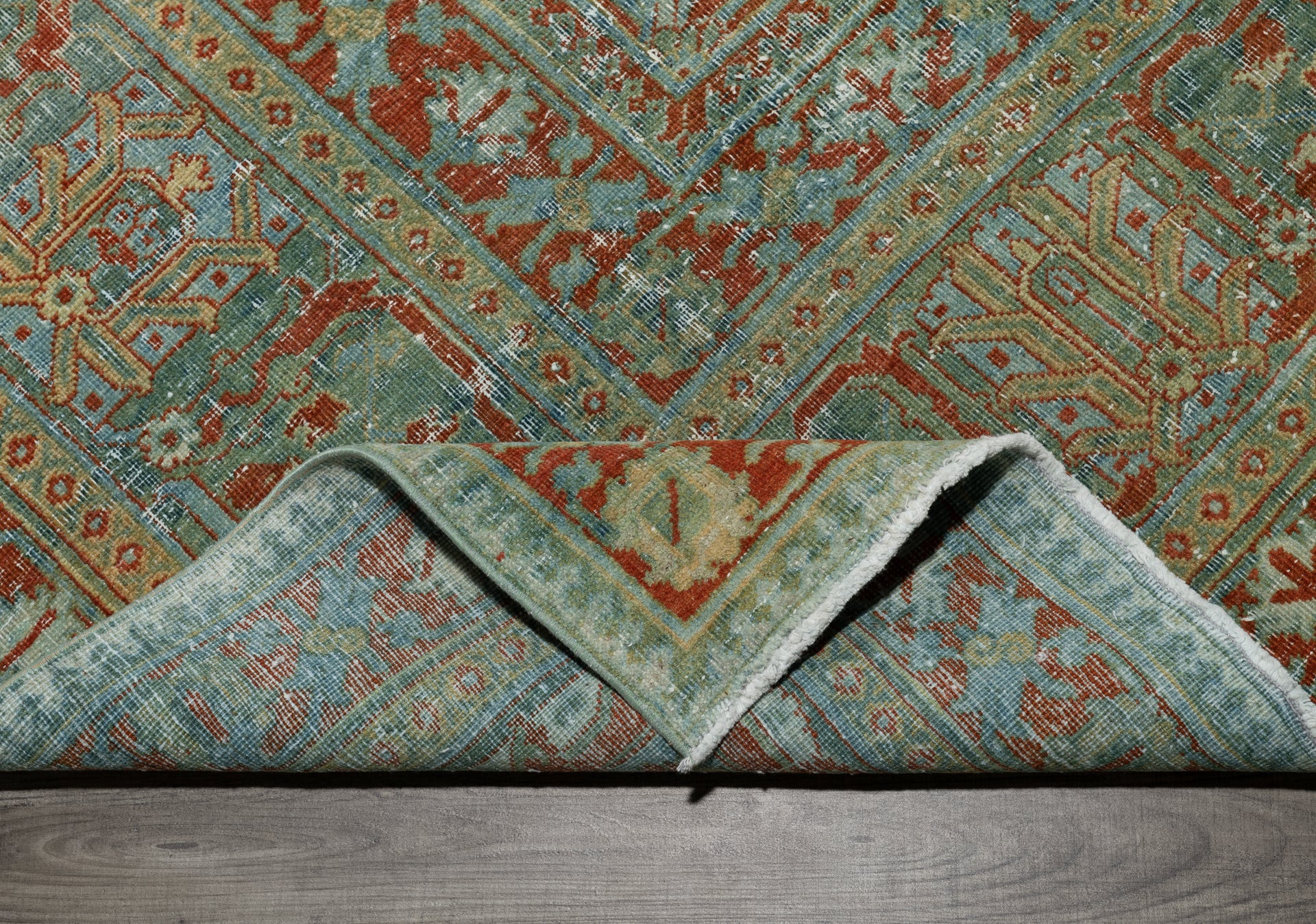 12.7 x 18.7 ft Hand Knotted Joshaghan Persian Rug