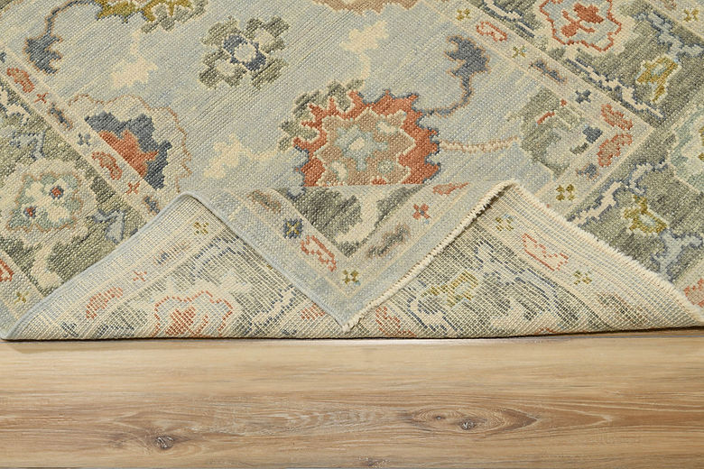 4 x 5.8 ft Hand Knotted Oushak Rug