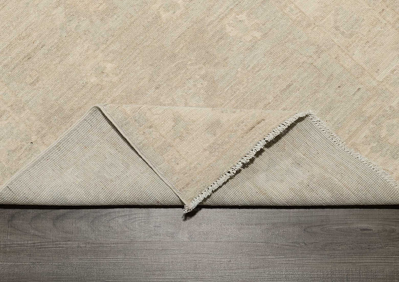 3.1 x 11.3 ft Hand Knotted Oushak Runner