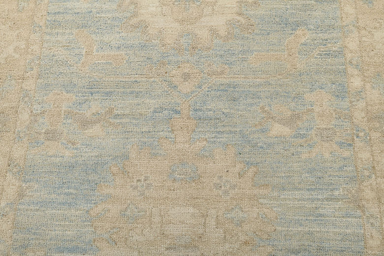 3.3 x 5 ft Hand Knotted Oushak Rug