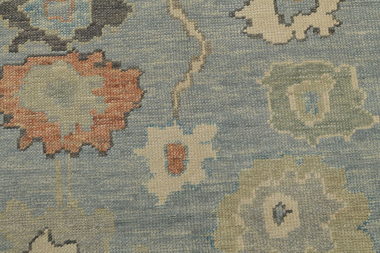 5 x 7.1 ft Hand Knotted Oushak Rug