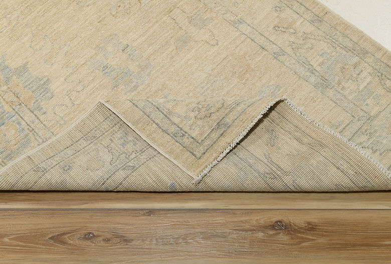 3.1 x 4.11 ft Hand Knotted Oushak Rug