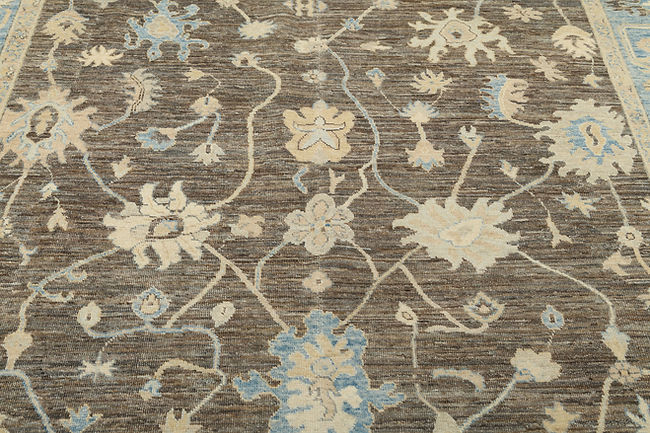 8.2 x 9.7 ft Hand Knotted Oushak Rug