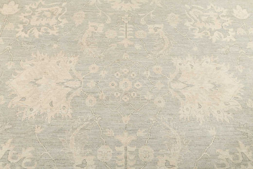 10 x 13.3 ft Hand Knotted Oushak Rug