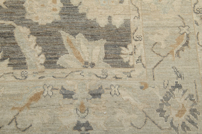 6.2 x 9.2 ft Hand Knotted Oushak Rug