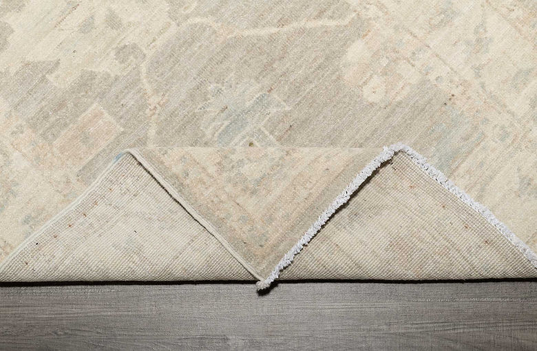 2.9 x 9.7 ft Hand Knotted Oushak Runner