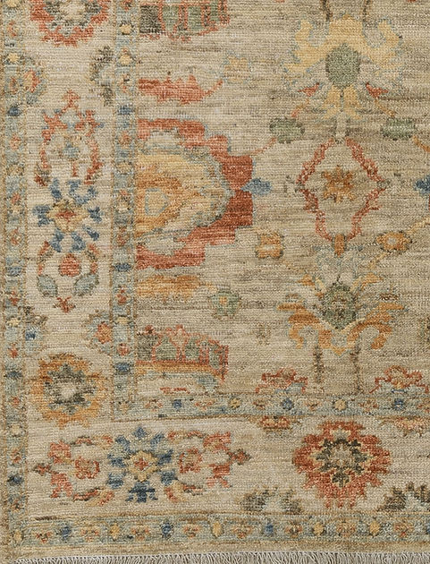 3.10 x 5.8 ft Hand Knotted Sultanabad Rug