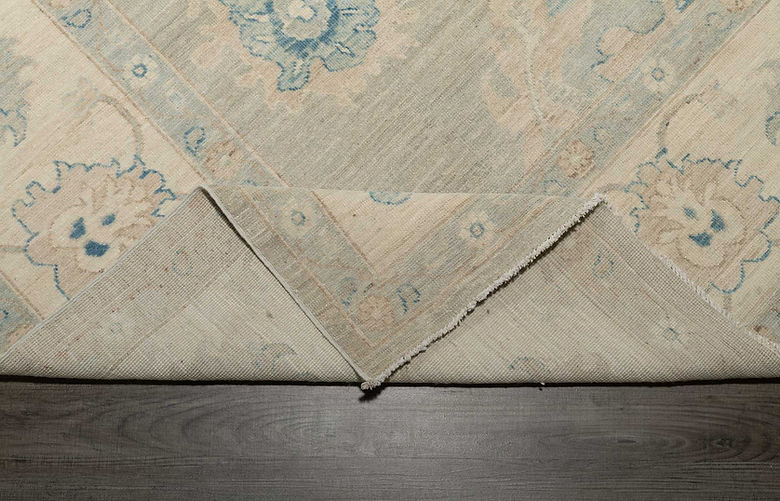 10 x 13.6 ft Hand Knotted Oushak Rug
