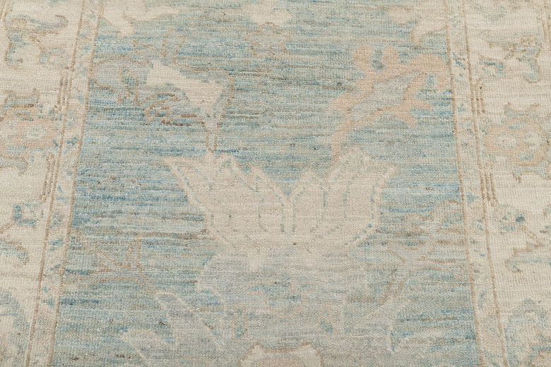 2.11 x 4.8 ft Hand Knotted Oushak Rug