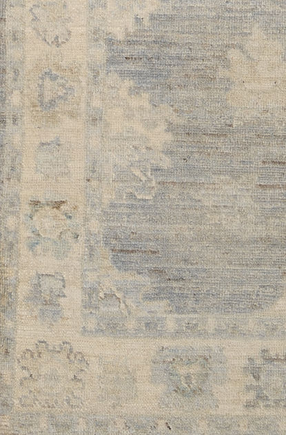 4 x 15.9 ft Hand Knotted Oushak Runner