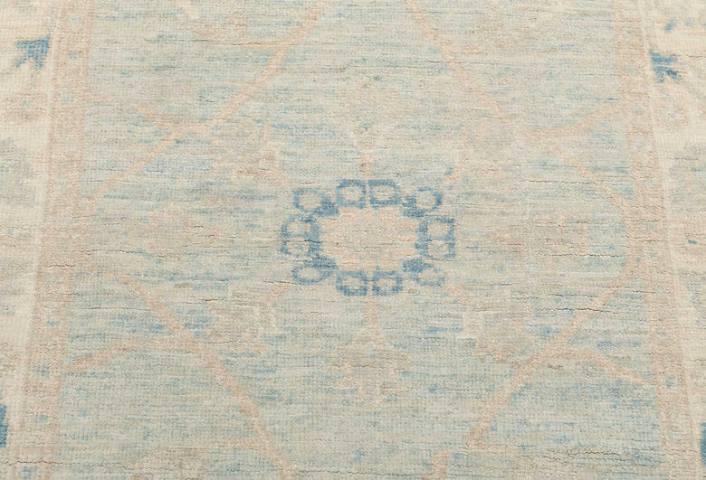 2.10 x 7.10 ft Hand Knotted Oushak Runner