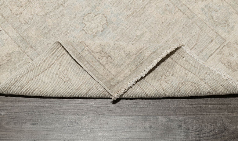 2.6 x 10.5 ft Hand Knotted Oushak Runner