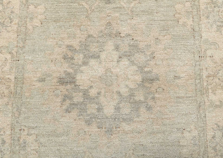2.10 x 9 ft Hand Knotted Oushak Runner