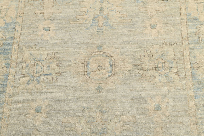 3.1 x 4.11 ft Hand Knotted Oushak Rug