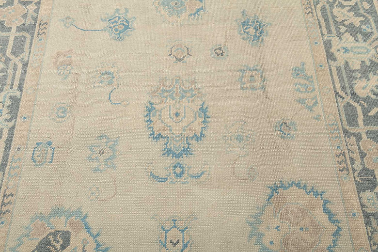 6.1 x 8.7 ft Hand Knotted Oushak Rug