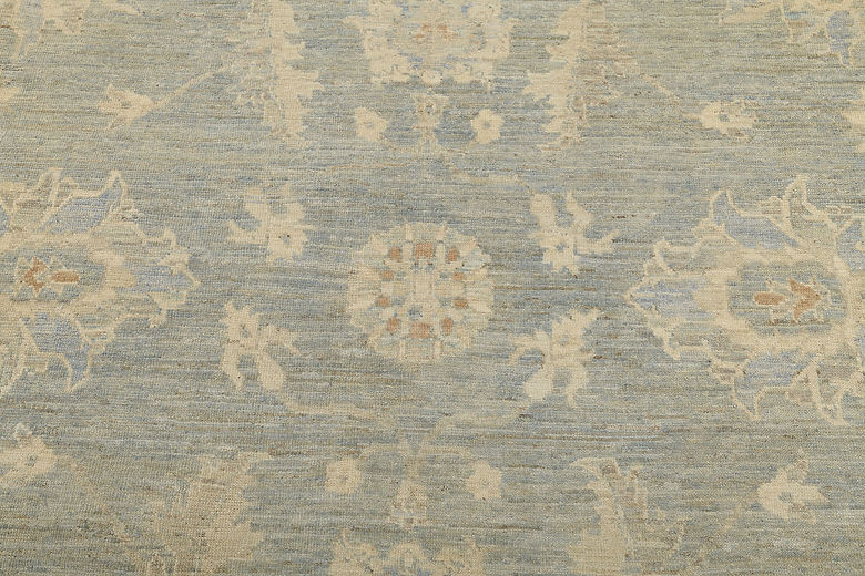 8.1 x 9.10 ft Hand Knotted Oushak Rug