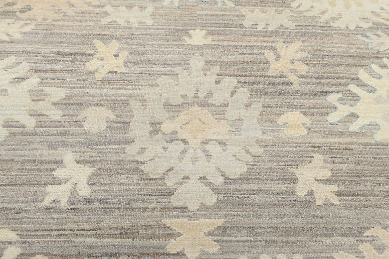 8.3 x 9.4 ft Hand Knotted Oushak Rug