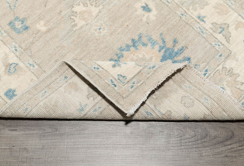 2.8 x 8 ft Hand Knotted Oushak Runner