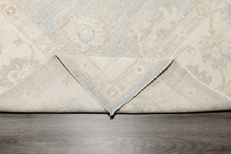 8.9 x 11.9 ft Hand Knotted Oushak Rug