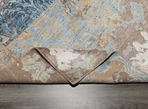 9.1 x 11.9 ft Hand Knotted Modern Rug