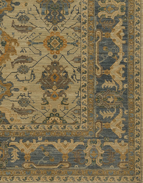 9.3 x 11.7 ft Hand Knotted Sultanabad Rug