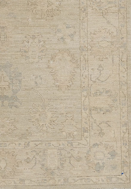 4 x 5.11 ft Hand Knotted Oushak Rug