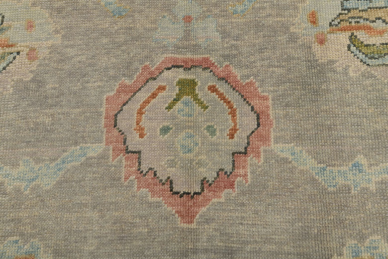 8.2 x 10.5 ft Hand Knotted Oushak Rug