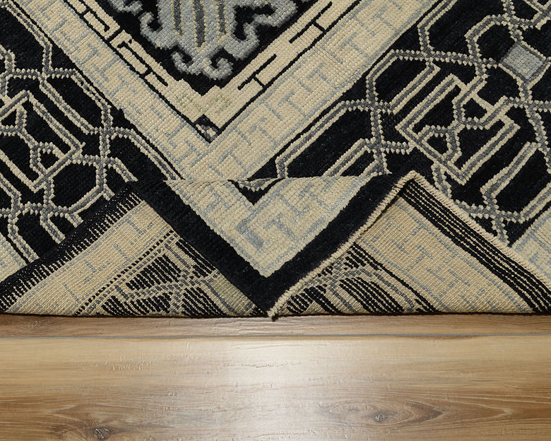 9.1 x 13.3 ft Hand Knotted Oushak Rug