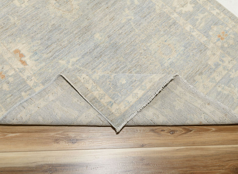 4.1 x 6 ft Hand Knotted Oushak Rug