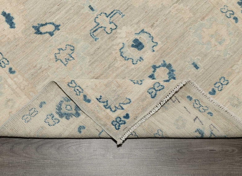 3.10 x 5.11 ft Hand Knotted Oushak Rug