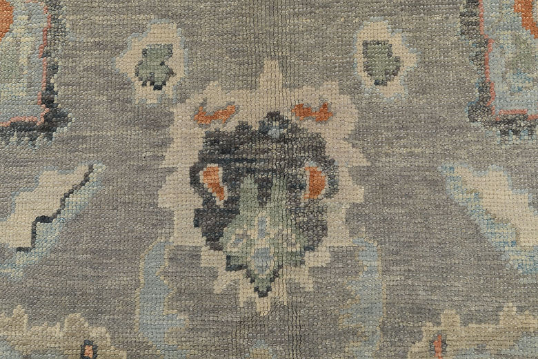 6.2 x 9.7 ft Hand Knotted Oushak Rug