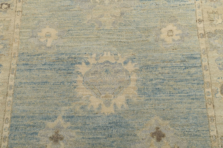 3.2 x 4.10 ft Hand Knotted Oushak Rug