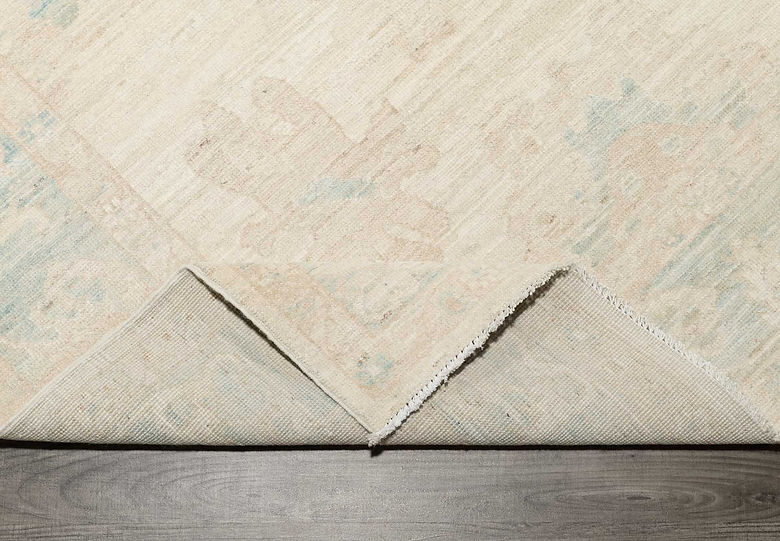 4.11 x 6.10 ft Hand Knotted Oushak Rug
