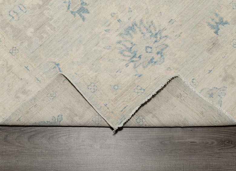 4.2 x 6.2 ft Hand Knotted Oushak Rug