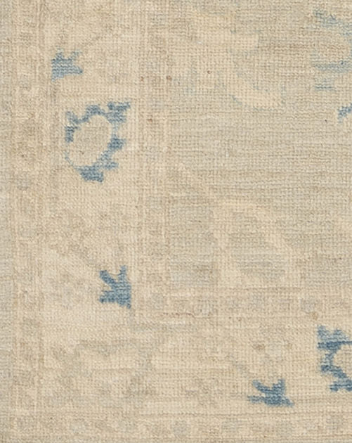 3.1 x 8.10 ft Hand Knotted Oushak Runner