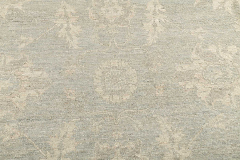 11.11 x 16.10 ft Hand Knotted Oushak Rug