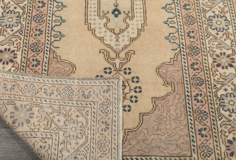 2.6 x 3.7 ft Hand Knotted Turkish Oushak Rug