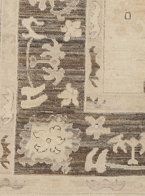 9 x 11.10 ft Hand Knotted Oushak Rug
