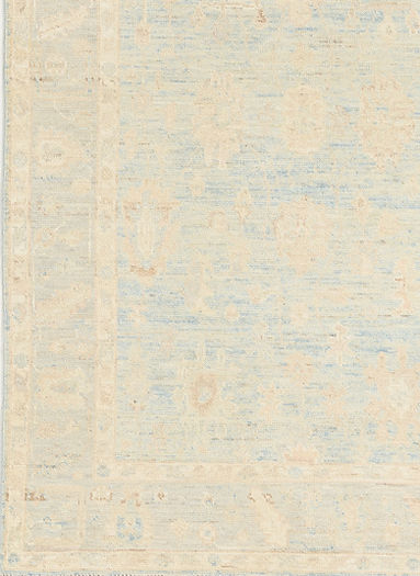 4 x 6.2 ft Hand Knotted Oushak Rug