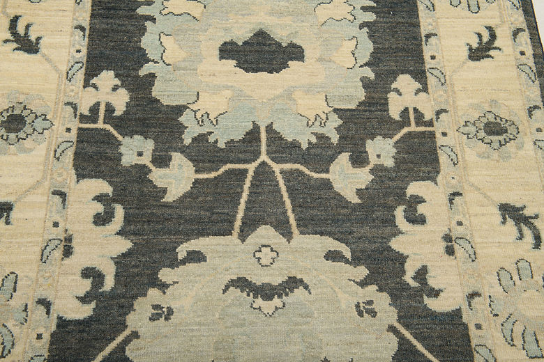 3.11 x 5.10 ft Hand Knotted Oushak Rug