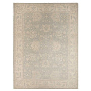 10 x 13.3 ft Hand Knotted Oushak Rug
