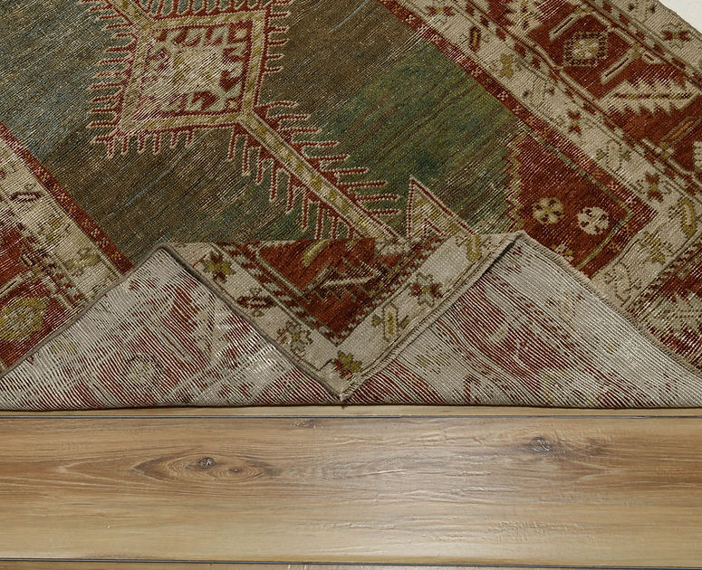 3.9 x 11.3 ft Hand Knotted Vintage Arzary Runner