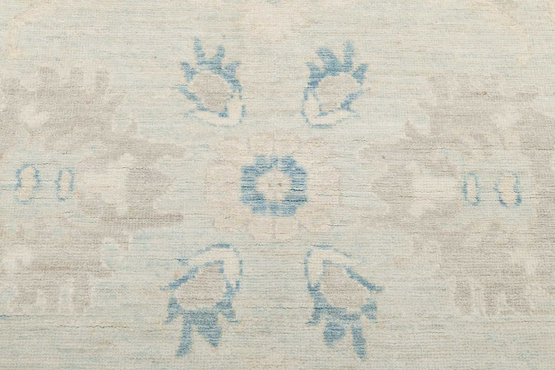 4.2 x 6.2 ft Hand Knotted Oushak Rug