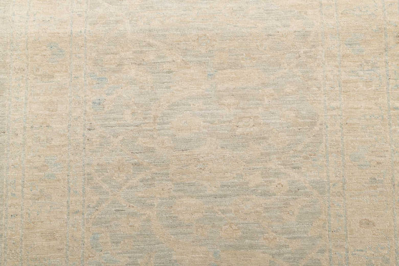 2.6 x 9.9 ft Hand Knotted Oushak Runner