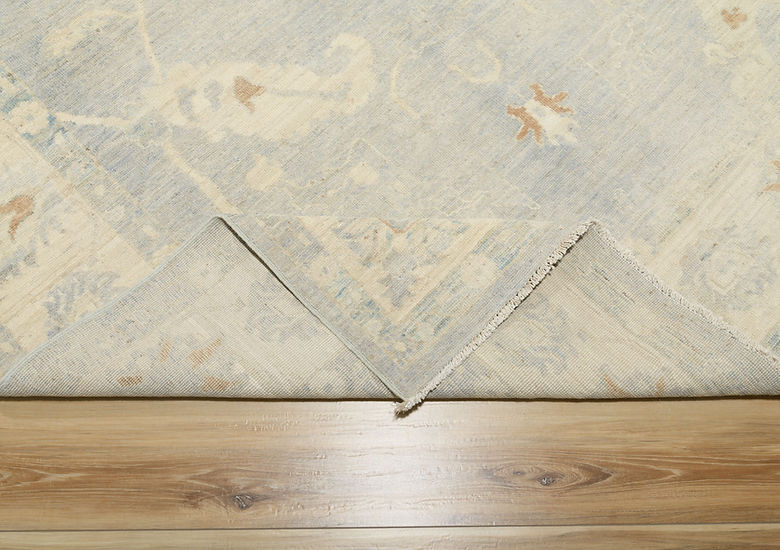 5.11 x 8.7 ft Hand Knotted Oushak Rug