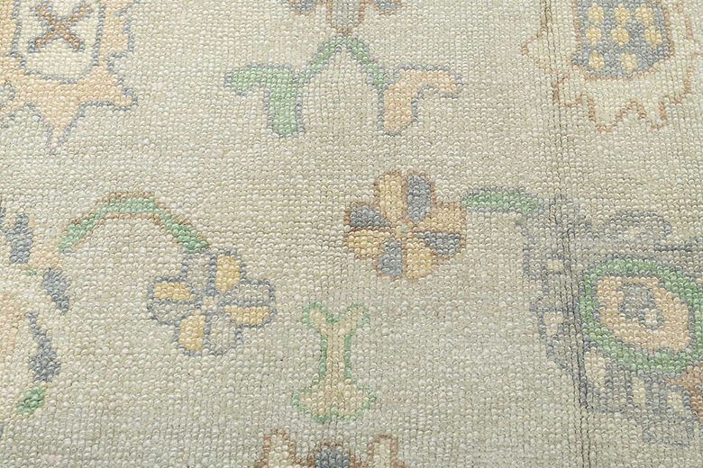 5.3 x 7.2 ft Hand Knotted Oushak Rug